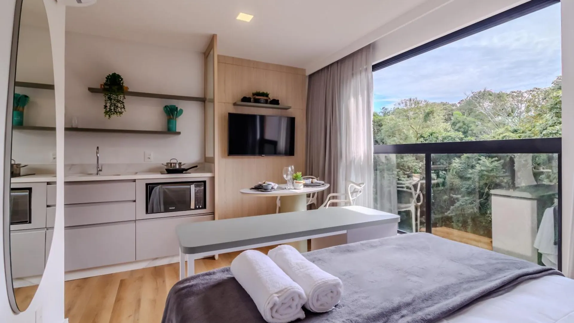 Loft Novo Todo Mobiliado Com Wifi Piscina E Proximo A Oktober Lejlighed Blumenau